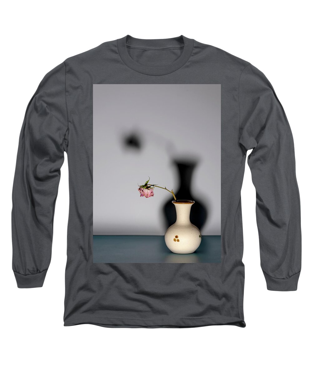 Shadow Long Sleeve T-Shirt featuring the photograph When you shadow is bigger than yourself by Alessandra RC