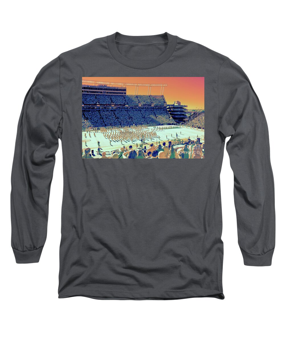 Usc Long Sleeve T-Shirt featuring the photograph Williams - Brice Stadium #28 by Charles Hite