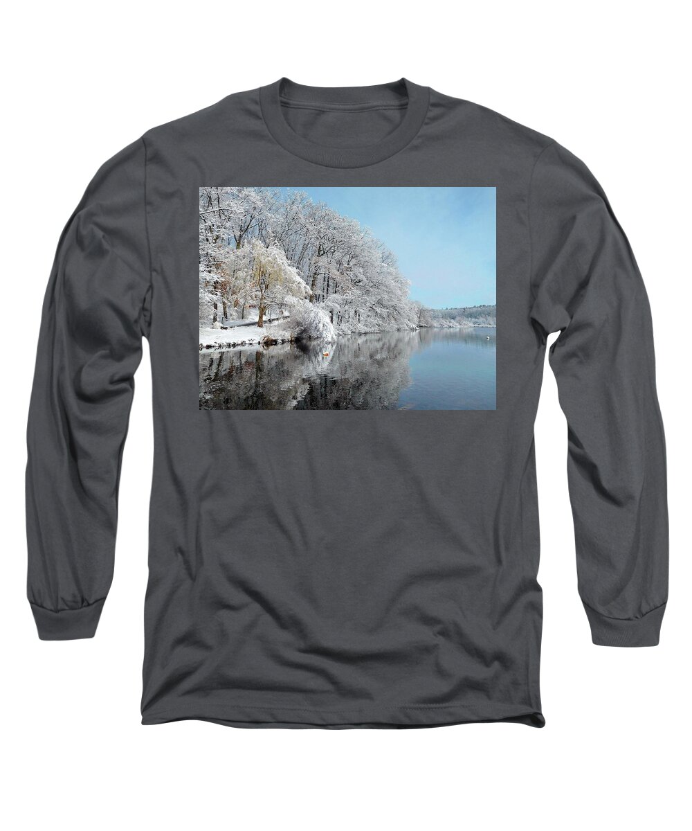 Winter Long Sleeve T-Shirt featuring the photograph Winter Mood by Lyuba Filatova