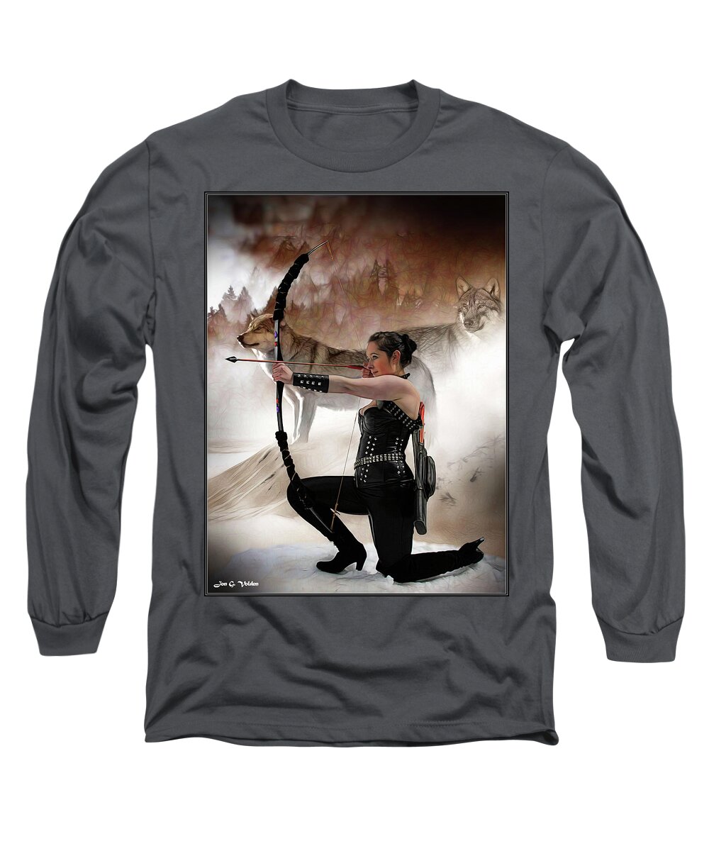 Winter Long Sleeve T-Shirt featuring the photograph Winter Ranger by Jon Volden