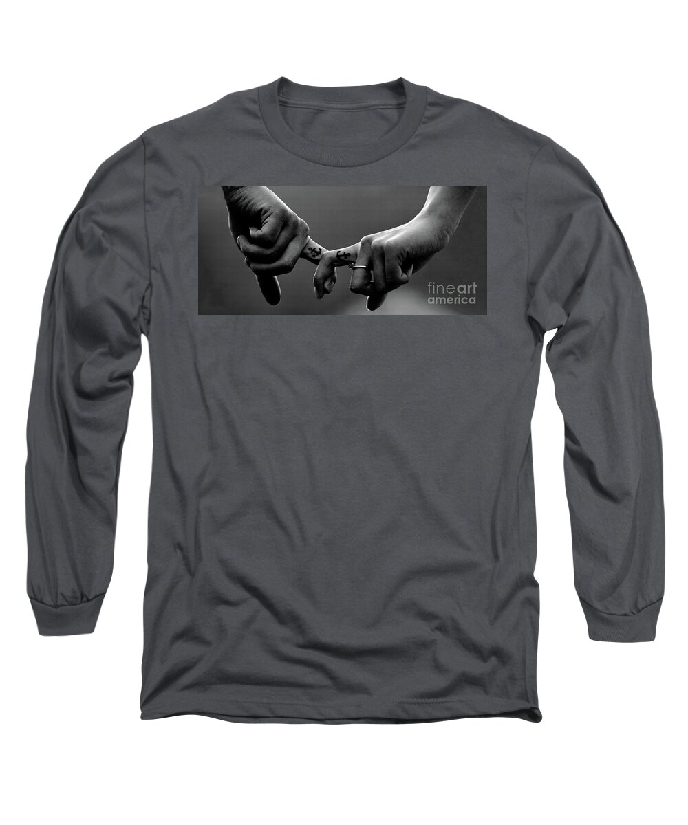 Lovers Long Sleeve T-Shirt featuring the photograph Young Love by Doc Braham
