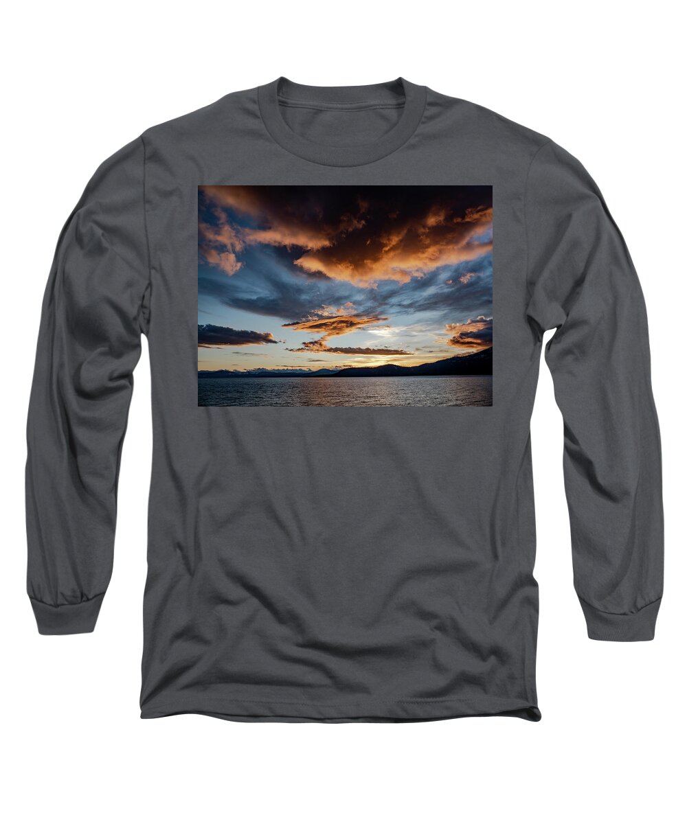 Sunset Long Sleeve T-Shirt featuring the photograph Zorro sunset by Martin Gollery