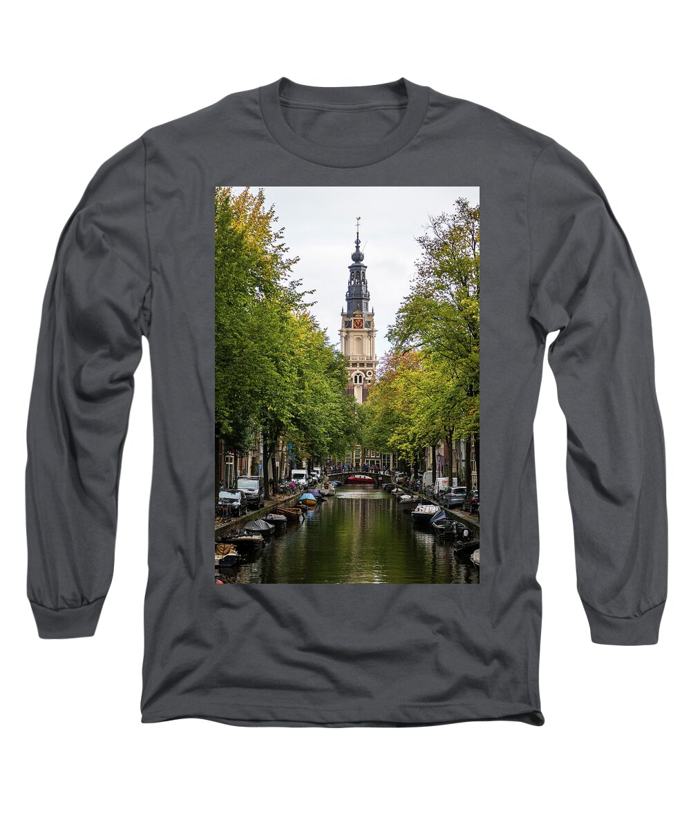 Architecture Long Sleeve T-Shirt featuring the photograph Zuiderkerk Amsterdam by Mary Lee Dereske