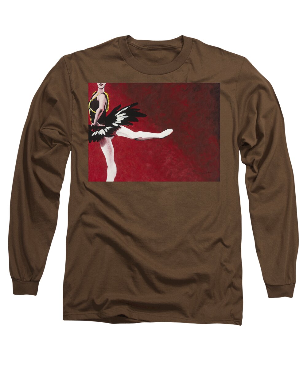Aesthetic Long Sleeve T-Shirt featuring the painting Bravo II by Jerome Lawrence