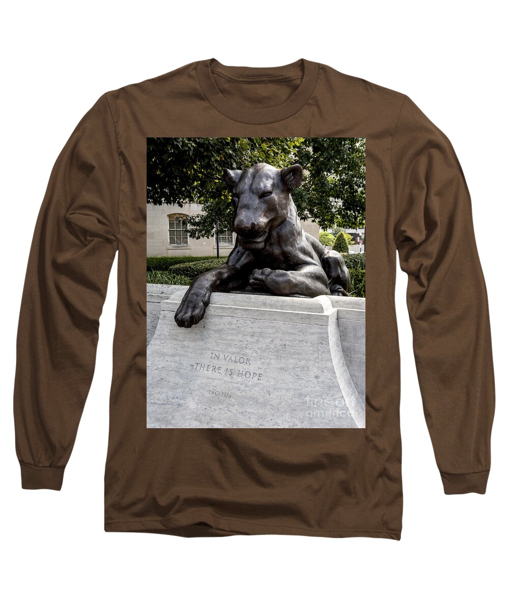 Commemorate Long Sleeve T-Shirt featuring the photograph At the National Law Enforcement Officers Memorial in Washington DC #3 by William Kuta