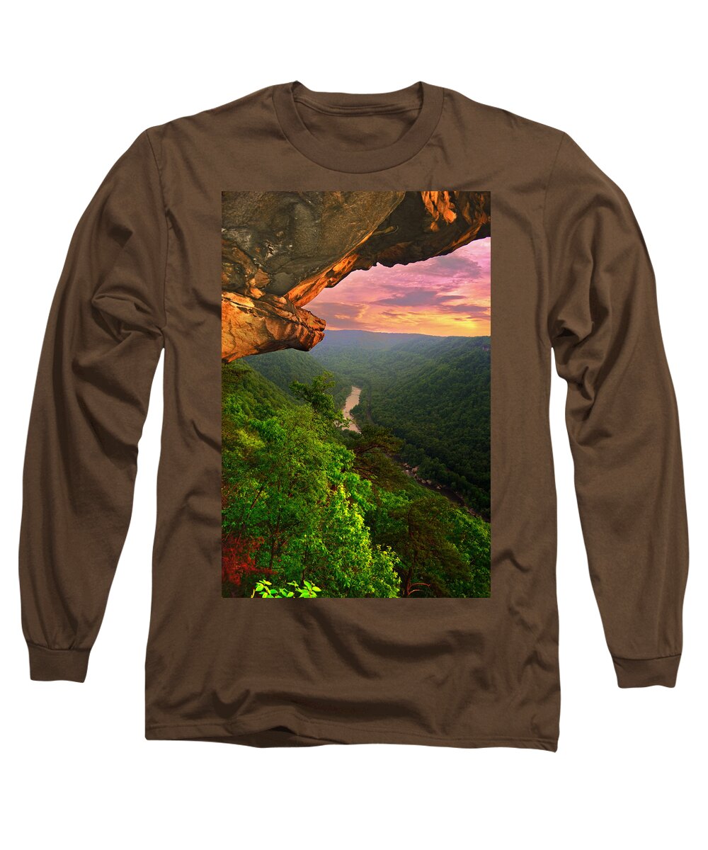 Appalachian Long Sleeve T-Shirt featuring the photograph Above and Beyond by Lisa Lambert-Shank