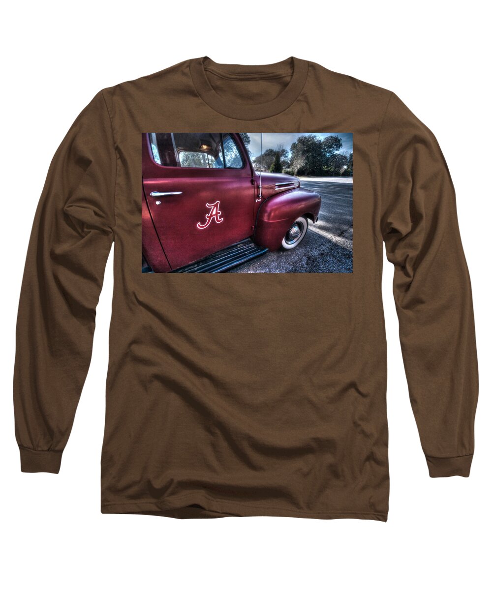 Alabama Long Sleeve T-Shirt featuring the digital art Alabama Truck by Michael Thomas