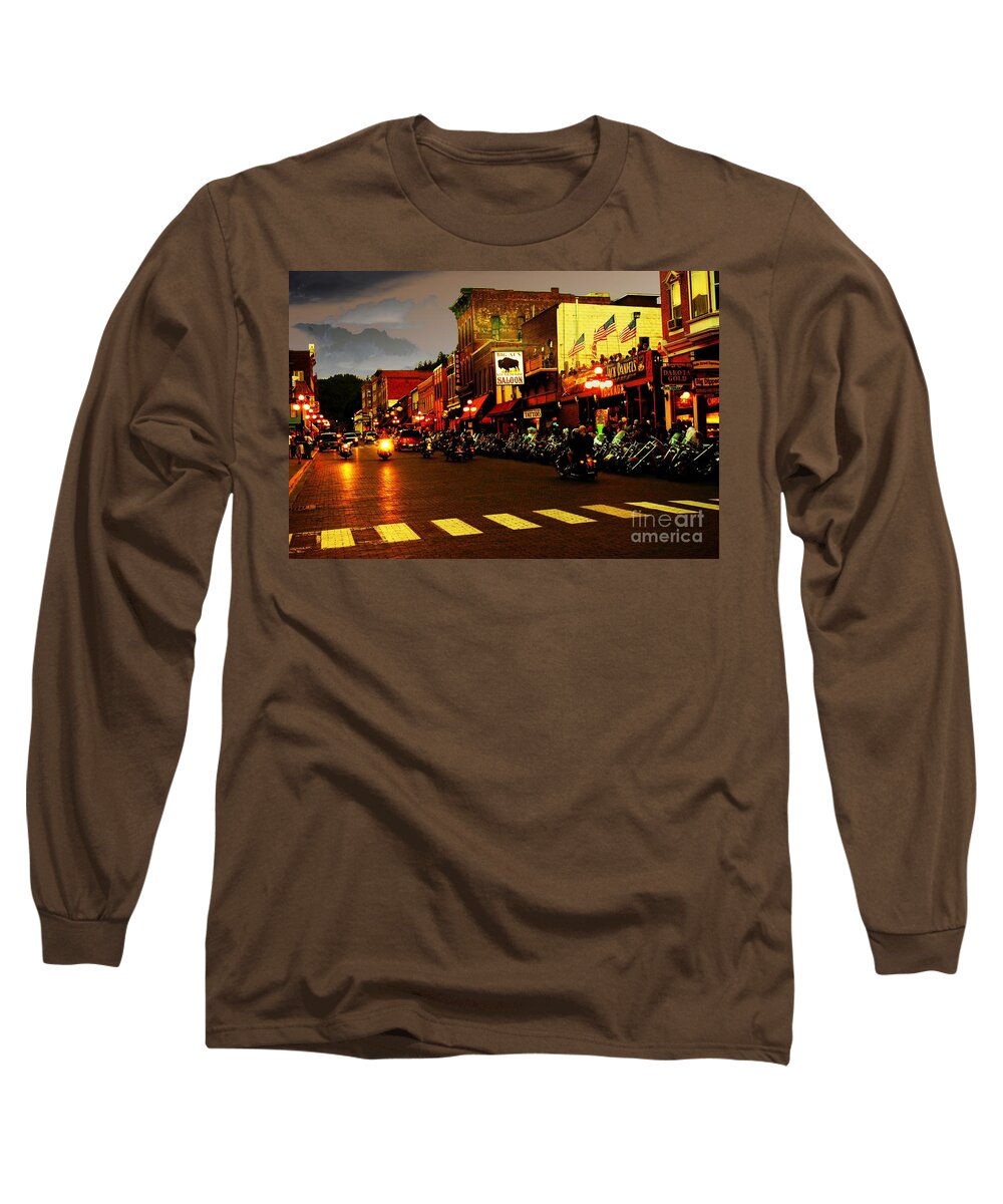 Motorcycles Long Sleeve T-Shirt featuring the photograph An American Dream by Anthony Wilkening