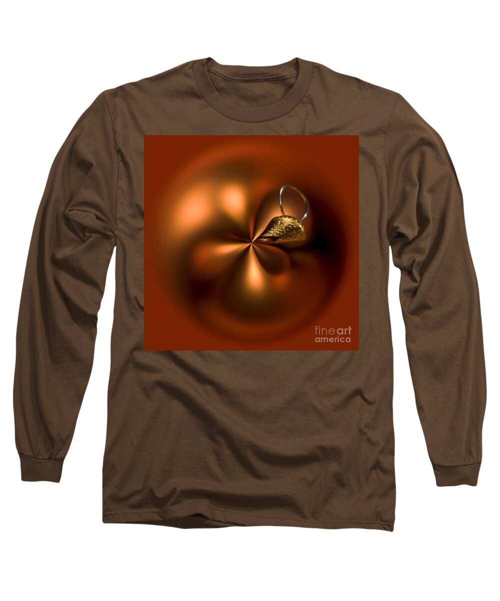 Orange Long Sleeve T-Shirt featuring the photograph An Orb of Orange by Anne Gilbert