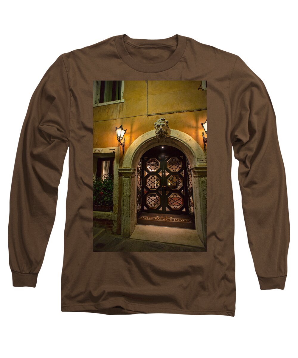 Italy Long Sleeve T-Shirt featuring the photograph Aqua Palace by Weir Here And There