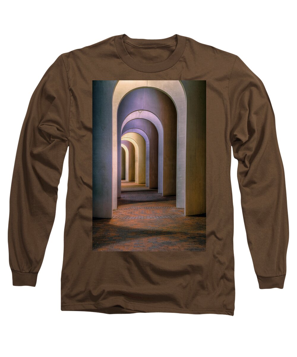 Arches Long Sleeve T-Shirt featuring the photograph Arches of the Ferguson Center by Jerry Gammon