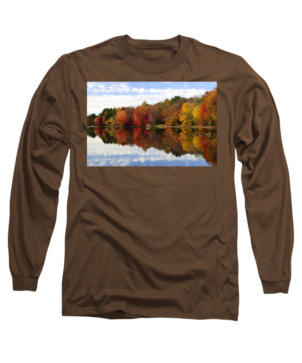 Autumn Long Sleeve T-Shirt featuring the photograph Autumn Explosion by Luke Moore