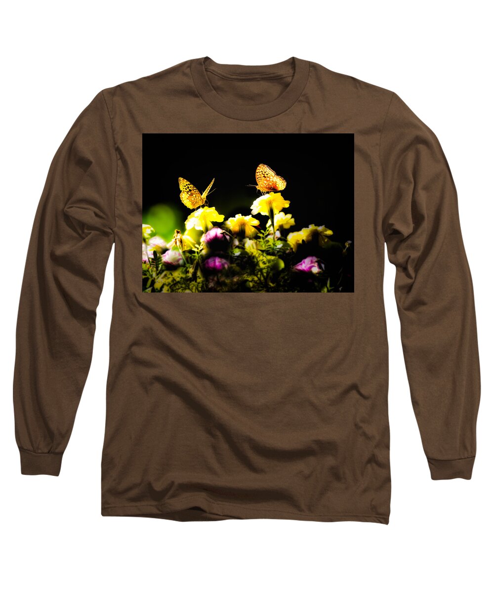 Insect Long Sleeve T-Shirt featuring the photograph Autumn is when we first met by Bob Orsillo