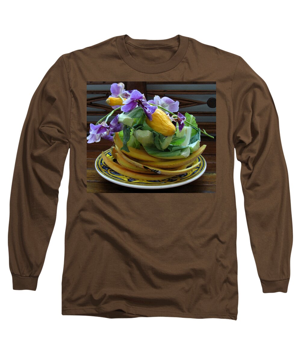 Beautiful Compost Long Sleeve T-Shirt featuring the photograph Beautiful Compost by Gia Marie Houck