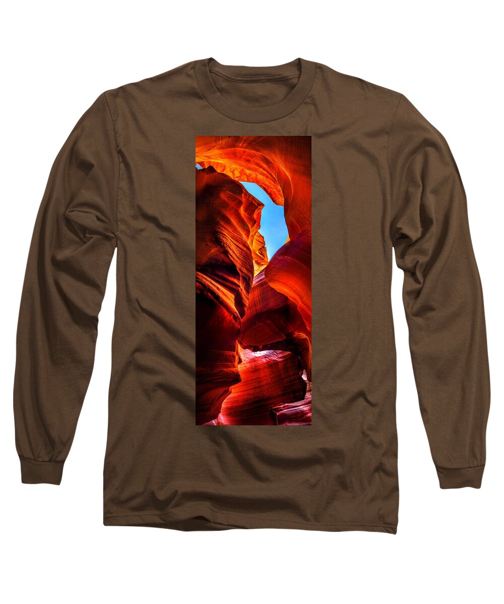 Antelope Canyon Long Sleeve T-Shirt featuring the photograph Beauty Within by Az Jackson