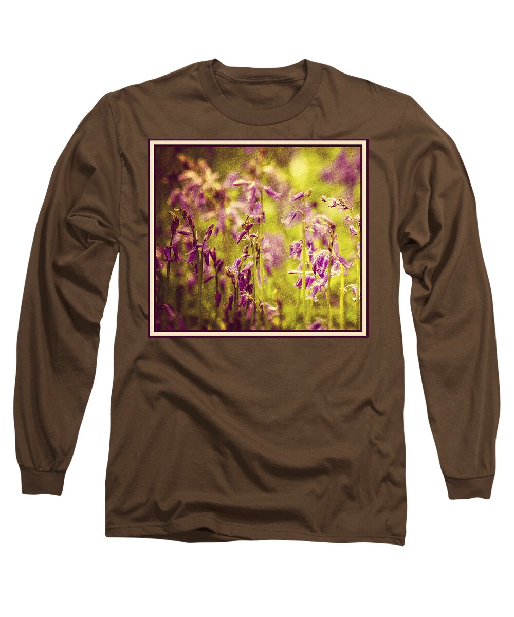 Bell Bottle Long Sleeve T-Shirt featuring the photograph Bluebell in the woods by Spikey Mouse Photography