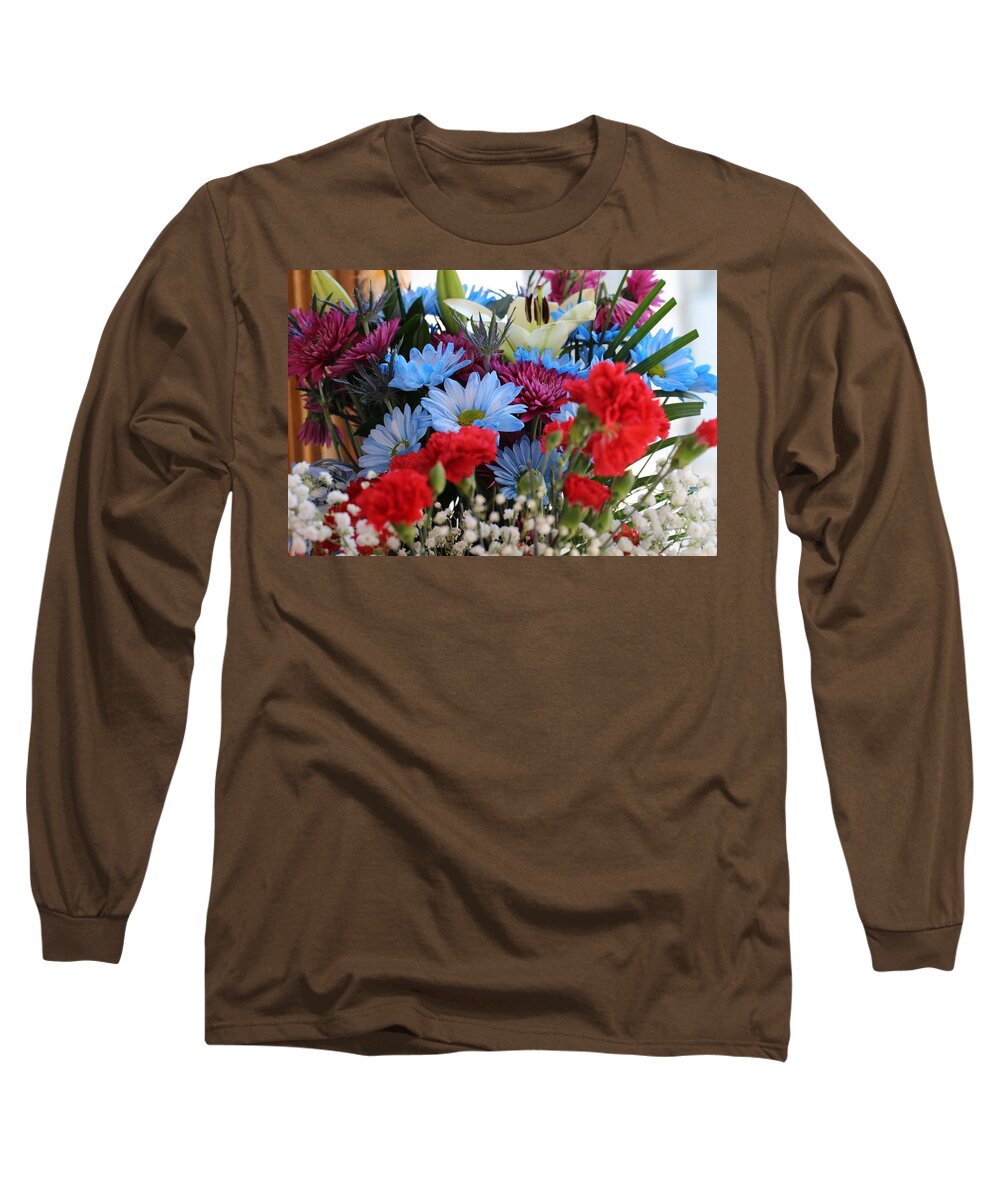 Flower Long Sleeve T-Shirt featuring the photograph Bouquet by Allan Morrison
