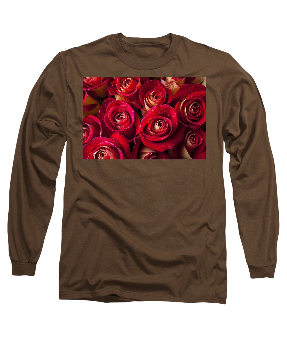 Boutique Roses Long Sleeve T-Shirt featuring the photograph Boutique roses by Garry Gay