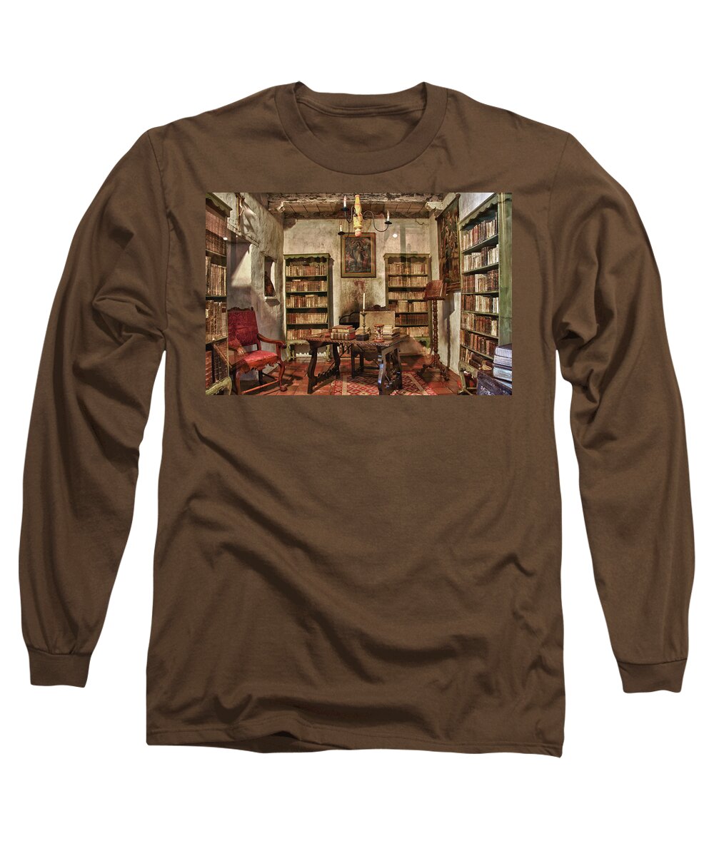Carmel California Long Sleeve T-Shirt featuring the photograph Carmel Mission 3 by Ron White