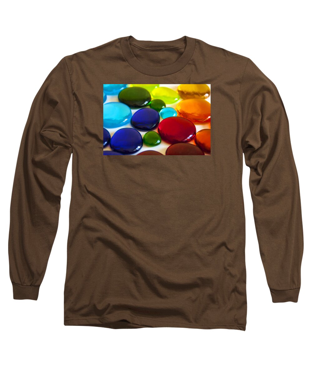 Colors Long Sleeve T-Shirt featuring the photograph Circles of Color by Cathy Kovarik