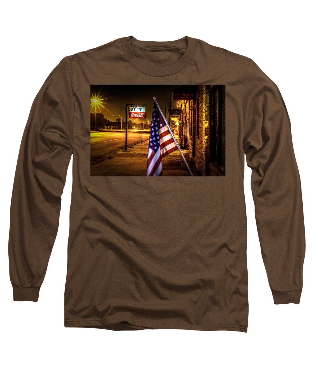 Coca-cola And America Long Sleeve T-Shirt featuring the photograph Coca-Cola and America by David Morefield