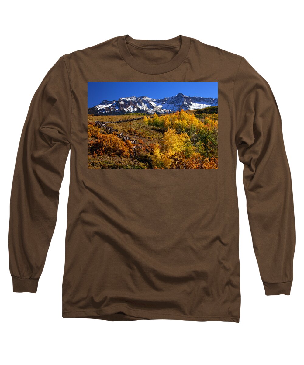 Mountains Long Sleeve T-Shirt featuring the photograph Colorado Country by Darren White