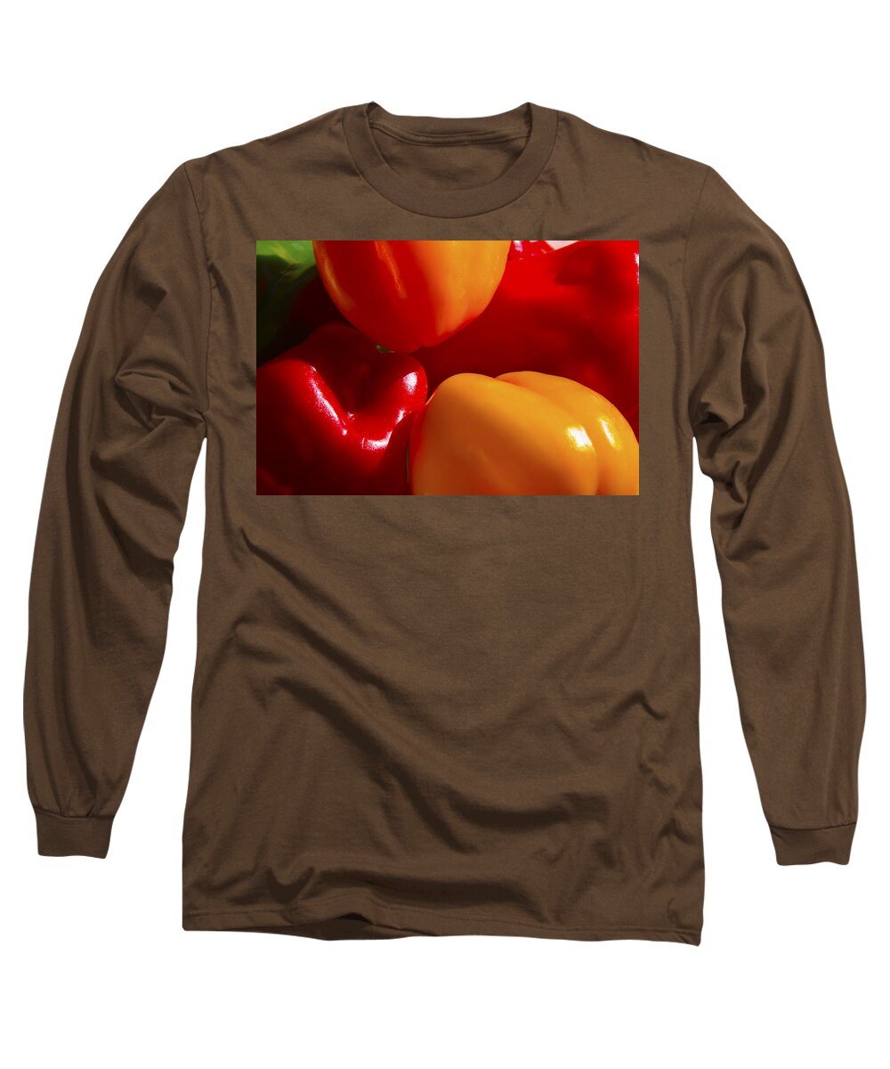 Yellow Long Sleeve T-Shirt featuring the photograph Colorful Bells by Gary Holmes