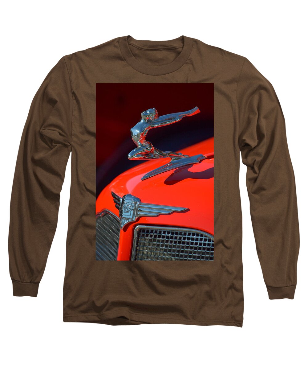Red Long Sleeve T-Shirt featuring the photograph Cute Lady by Dean Ferreira