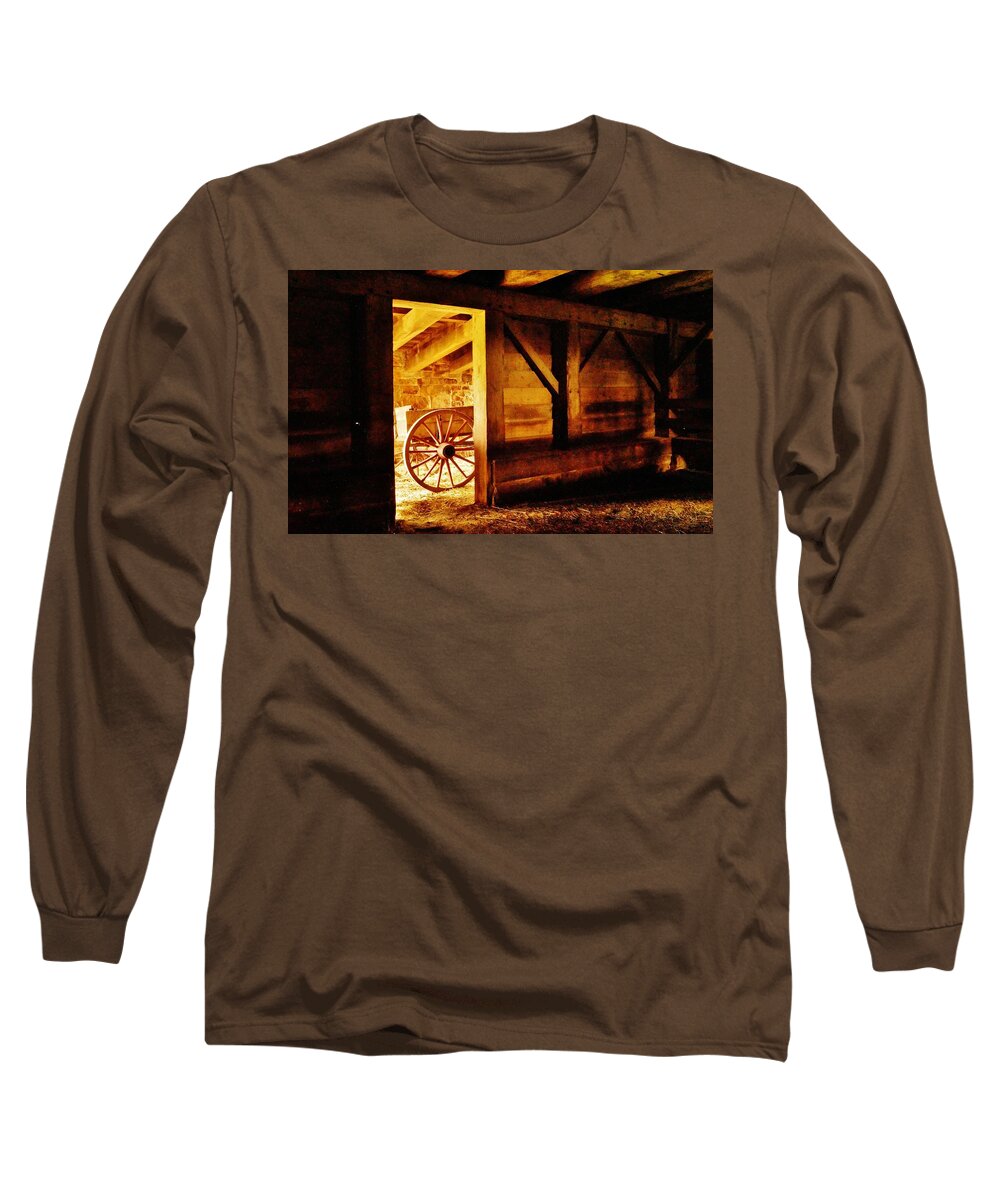 Firestone Long Sleeve T-Shirt featuring the photograph Doorway To The Past by Daniel Thompson