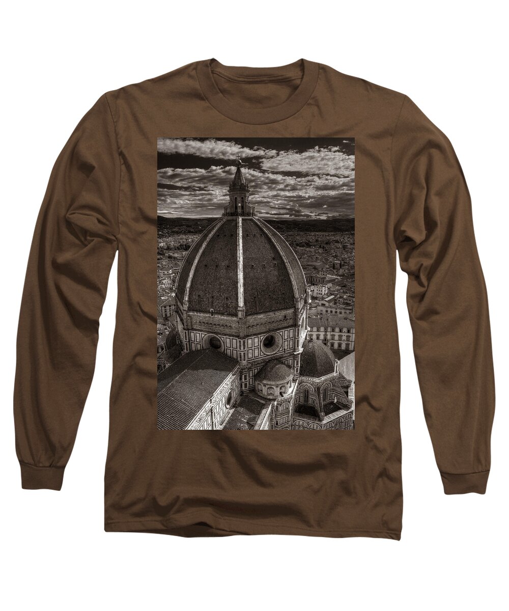 Duomo Long Sleeve T-Shirt featuring the photograph Duomo dalla Campanile by Michael Kirk