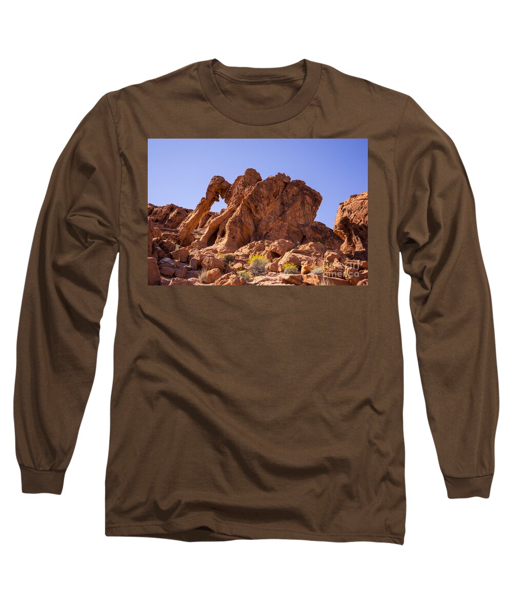 Elephant Rock Long Sleeve T-Shirt featuring the photograph Elephant Rock by Nina Prommer
