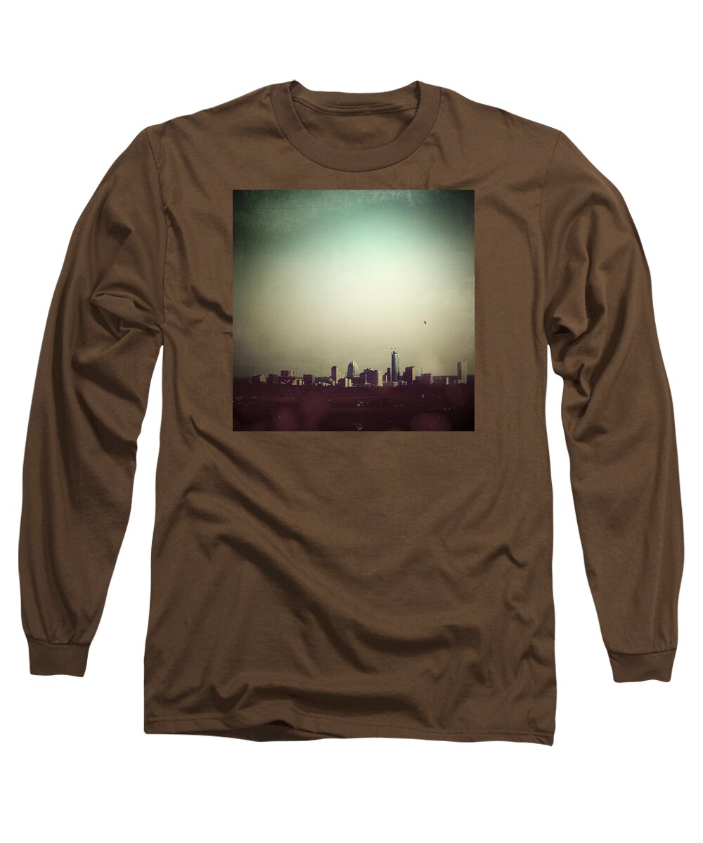 Bird Long Sleeve T-Shirt featuring the photograph Escaping the City by Trish Mistric