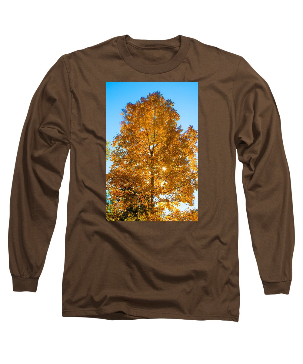 Fall Long Sleeve T-Shirt featuring the photograph Fall Tree by Parker Cunningham