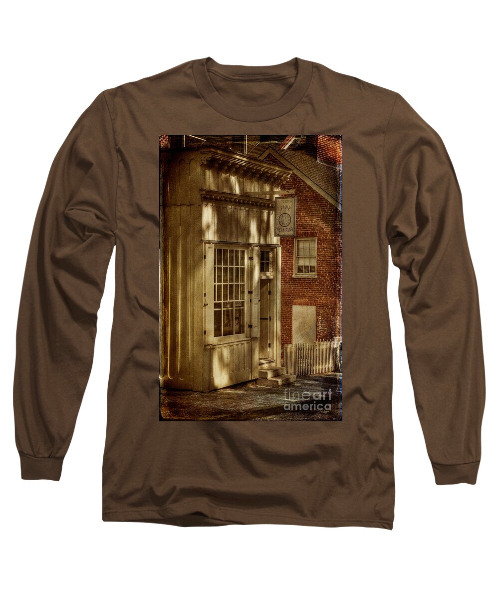 Store Long Sleeve T-Shirt featuring the photograph Fine Repairs by Lois Bryan