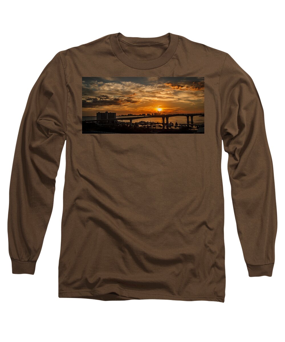 Florida Long Sleeve T-Shirt featuring the photograph Florida sunset by Jane Luxton