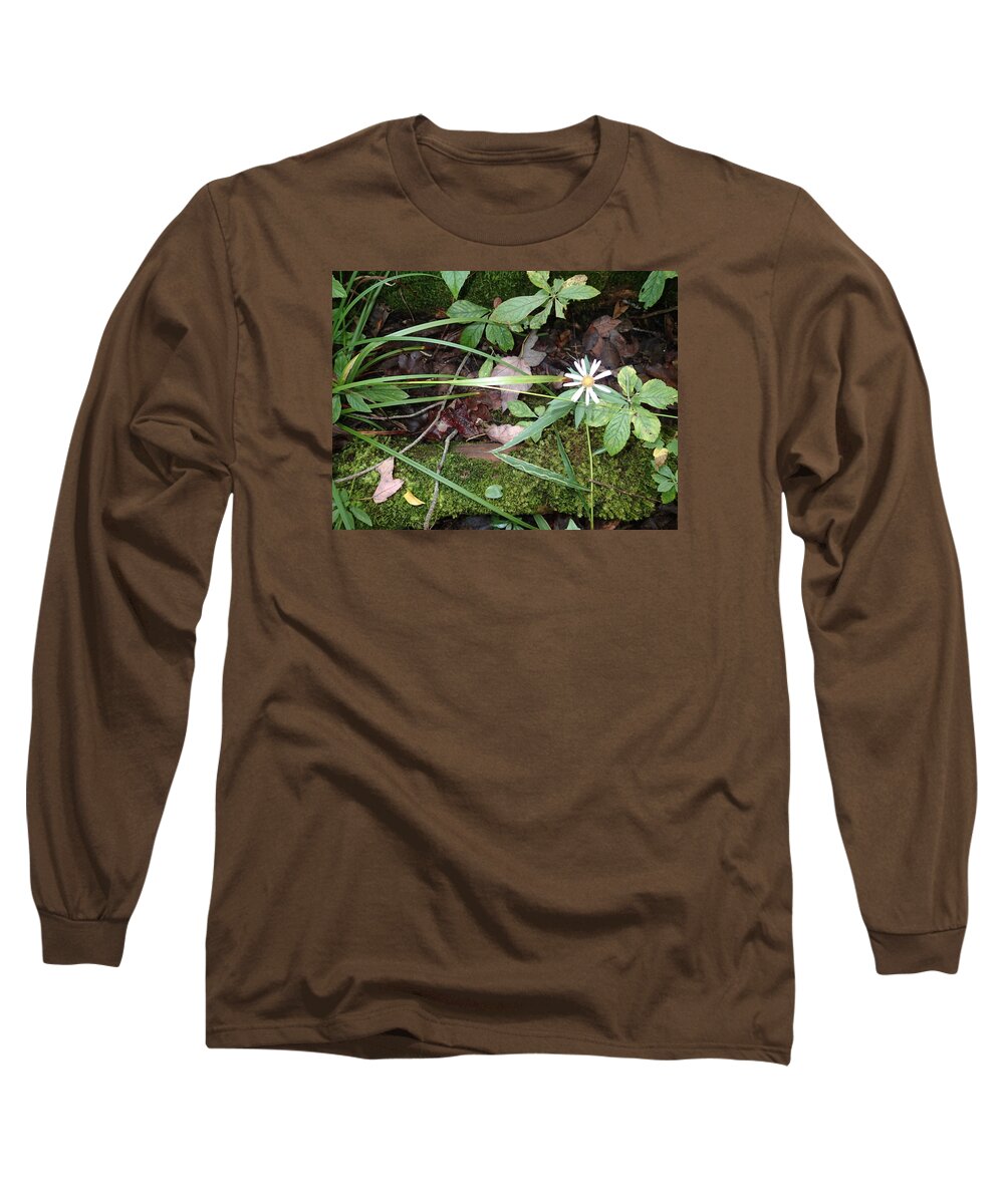 Flower Long Sleeve T-Shirt featuring the photograph Flower in the woods by Robert Nickologianis