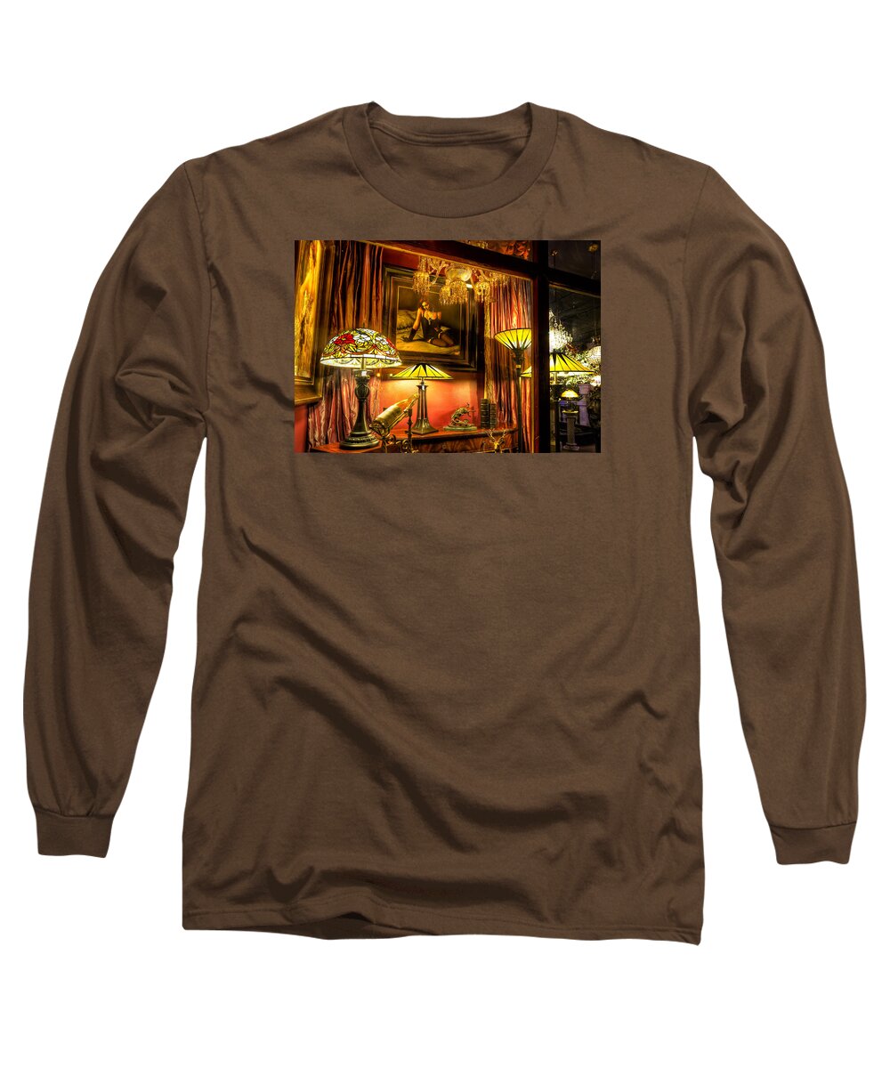 French Quarter Long Sleeve T-Shirt featuring the photograph French Quarter Ambiance by Tim Stanley