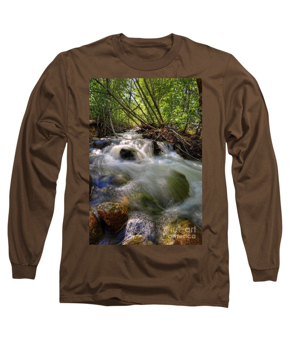 Galena Long Sleeve T-Shirt featuring the photograph Galena Creek Nevada by Dianne Phelps