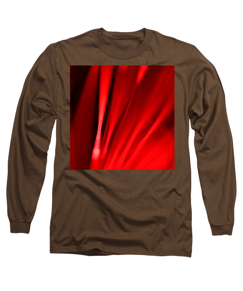 Triptych Long Sleeve T-Shirt featuring the photograph Hot Blooded Series Part 2 by Dazzle Zazz