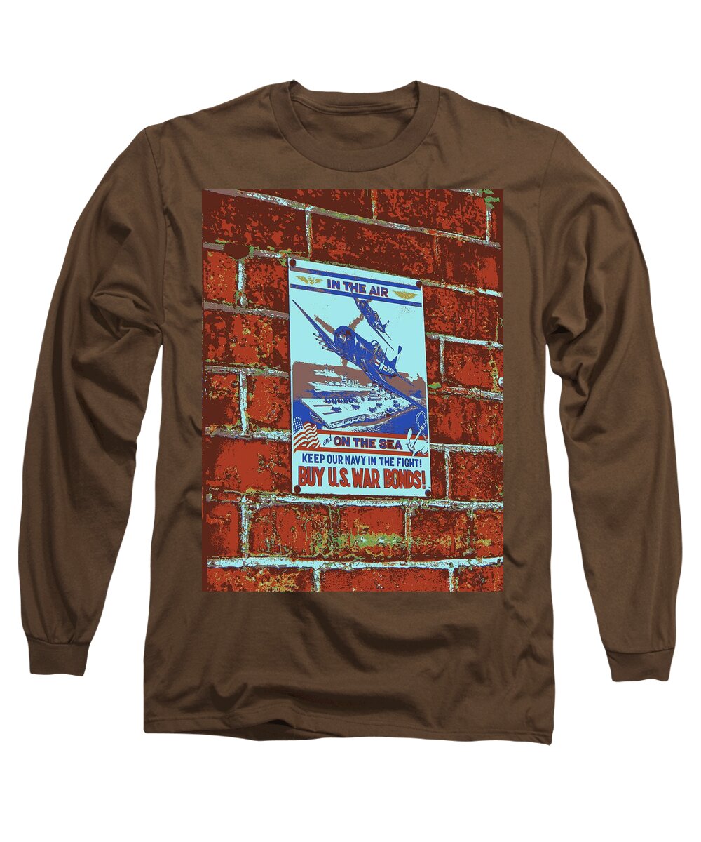 In The Air And On The Sea Long Sleeve T-Shirt featuring the photograph In the Air and on the Sea Poster by Jean Goodwin Brooks