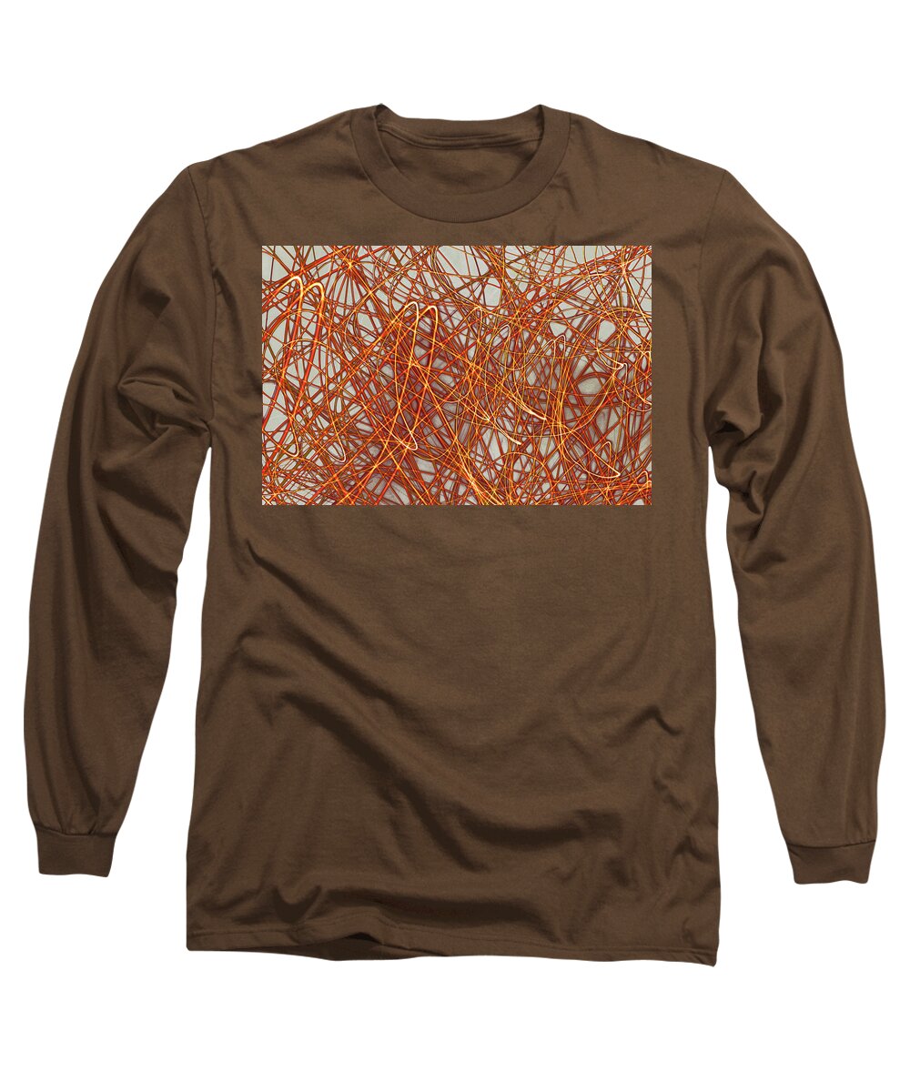 Movement Long Sleeve T-Shirt featuring the photograph Jumping on the Bed by Ric Bascobert