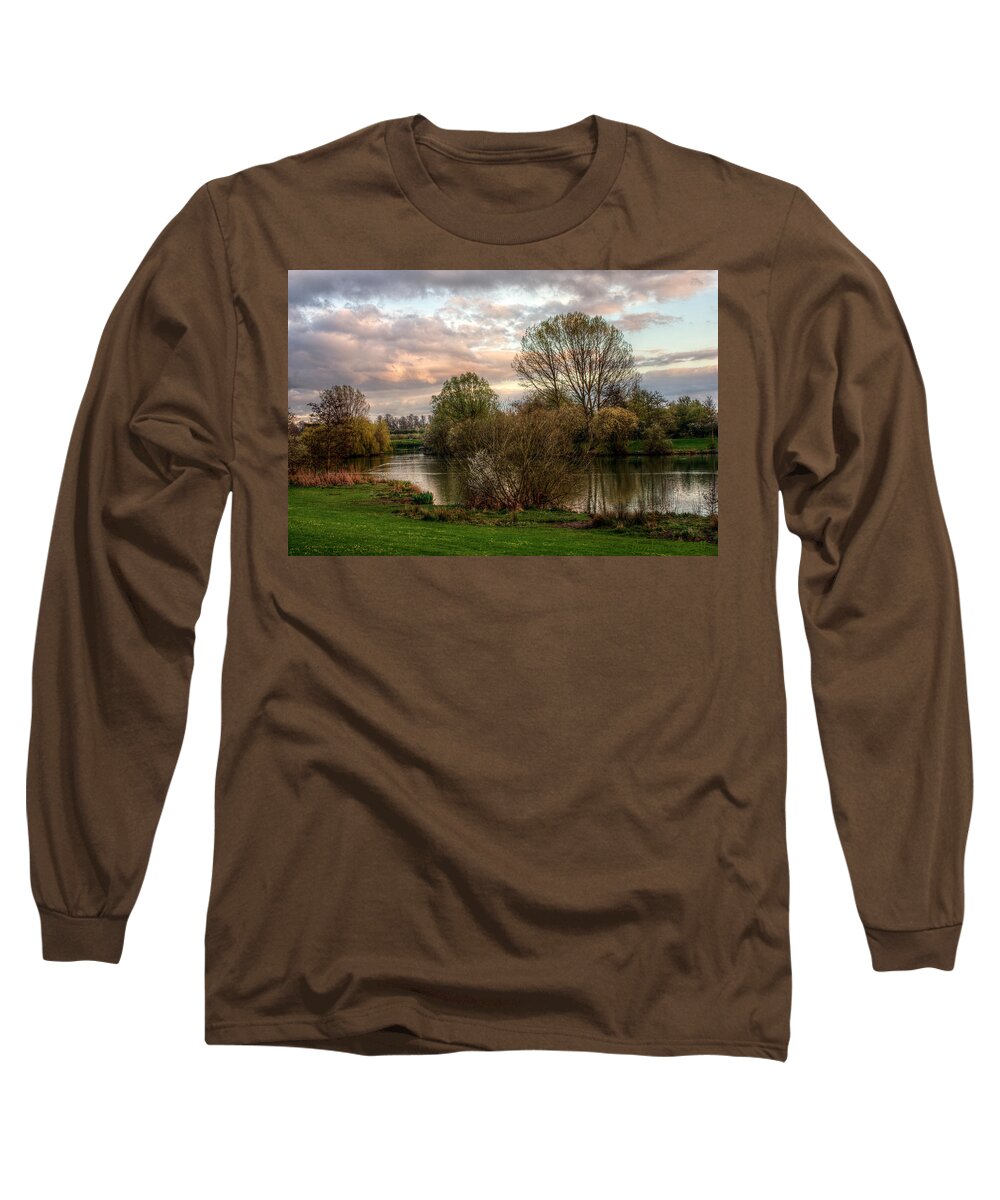 Canon Long Sleeve T-Shirt featuring the photograph Lake Sunset by Jeremy Hayden
