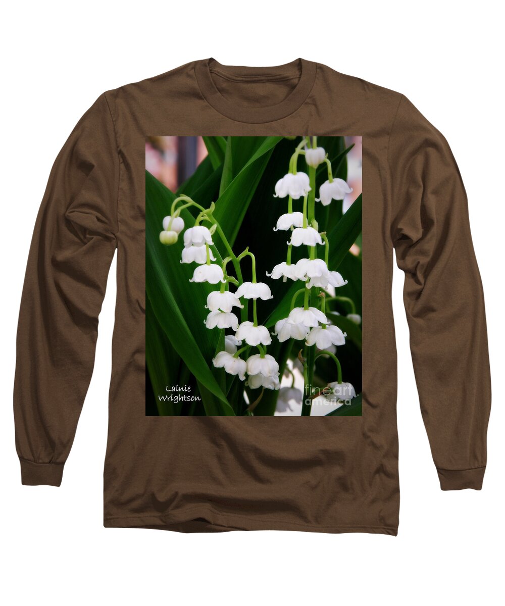 Lily Of The Valley Long Sleeve T-Shirt featuring the photograph Lily of the Valley by Lainie Wrightson