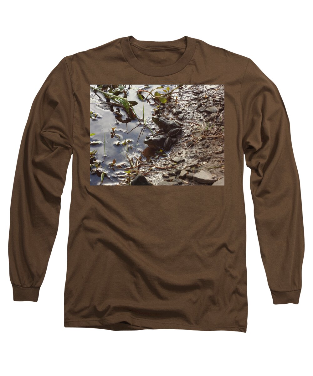 Frog Long Sleeve T-Shirt featuring the photograph Love Frogs by Michael Porchik