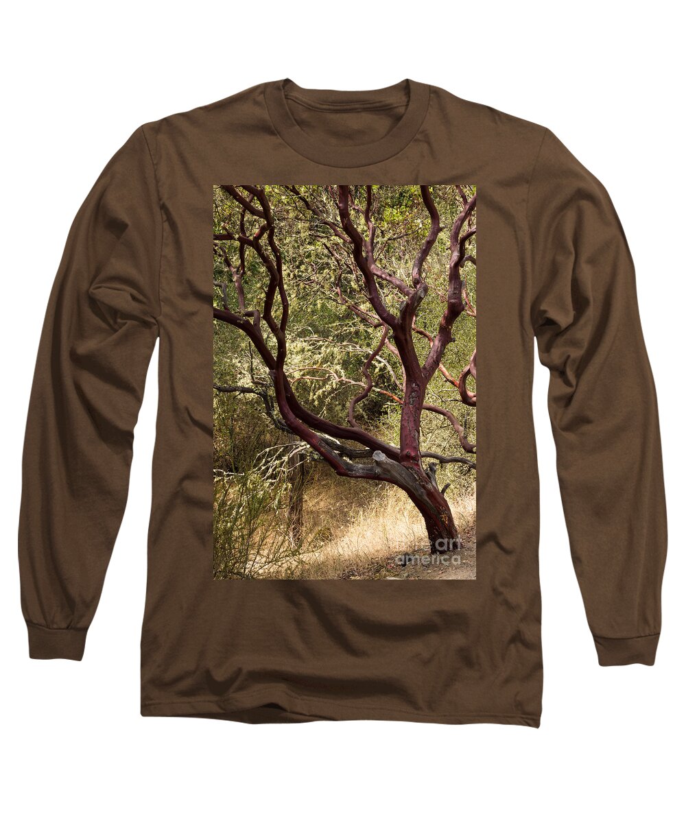 Manzanita Long Sleeve T-Shirt featuring the photograph Manzanita Tree by Suzanne Luft