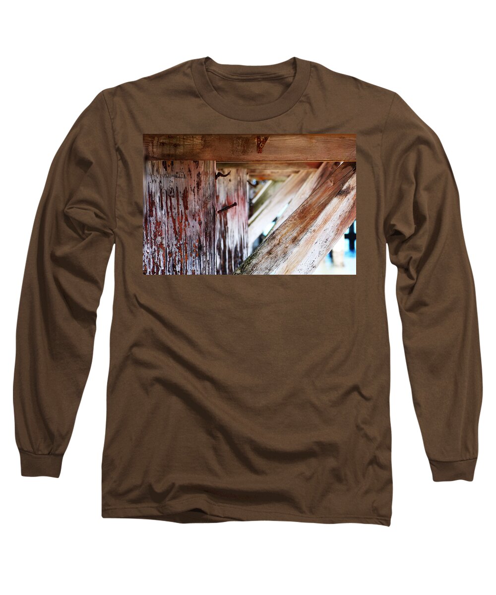 Pier Long Sleeve T-Shirt featuring the photograph Nailed It by Holly Blunkall