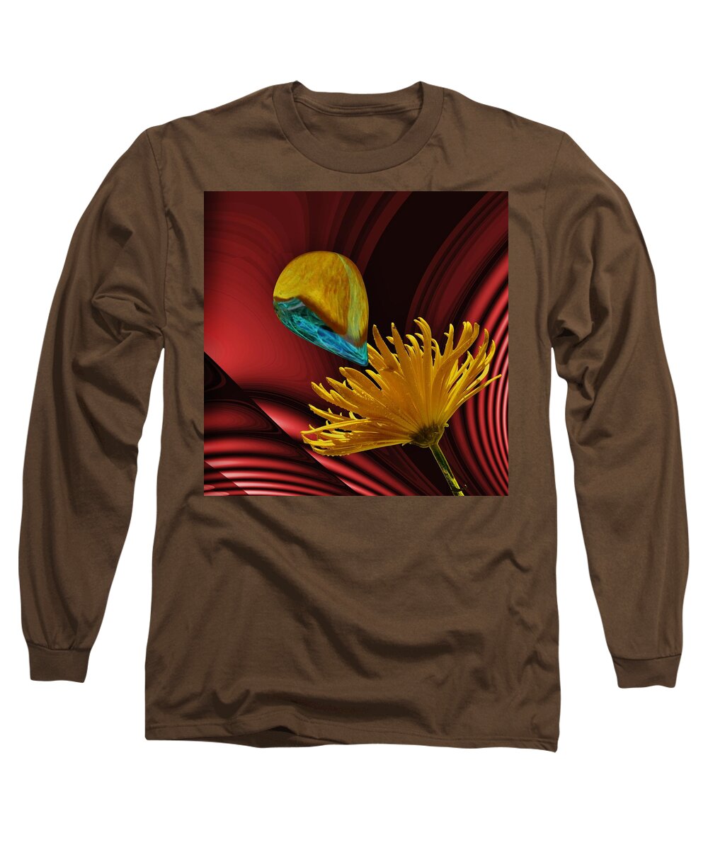 Nectar Of The Gods Long Sleeve T-Shirt featuring the digital art Nectar of the Gods by Barbara St Jean