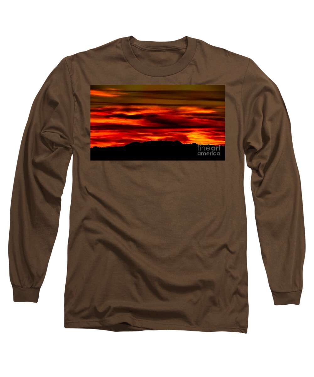 2013 Long Sleeve T-Shirt featuring the photograph Painted Sky 34 by Mark Myhaver