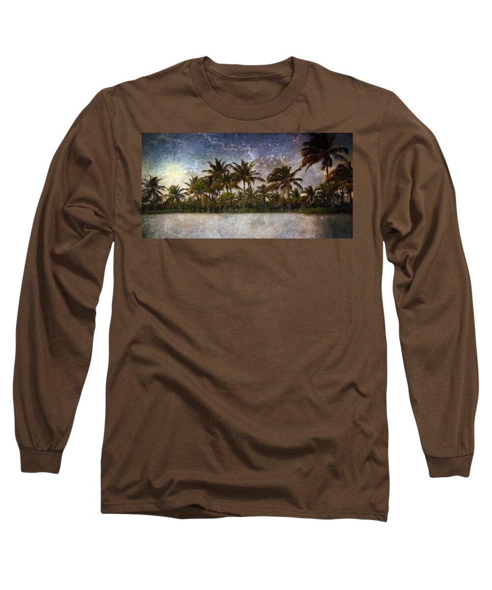 Beach Long Sleeve T-Shirt featuring the photograph Paradise Found by Ellen Heaverlo