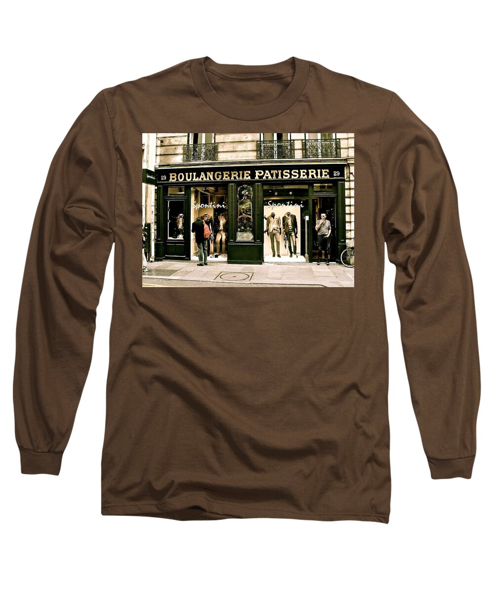 Paris Long Sleeve T-Shirt featuring the photograph Paris Waiting by Ira Shander